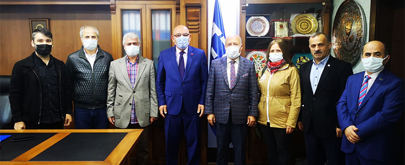 Terziler Federasyonu Başkanı Turhan'dan Başkan Kara'ya ziyaret
