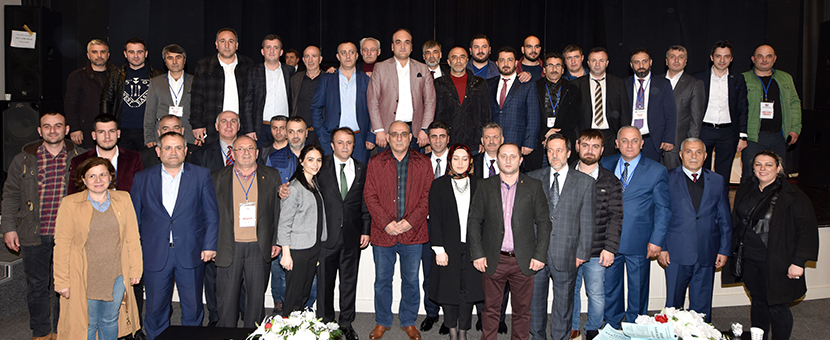 Başkan Kara ve oda başkanlarından Başkan Taflan'a tebrik