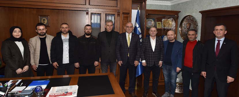 Başkan Keleş'ten Başkan Kara'ya ziyaret