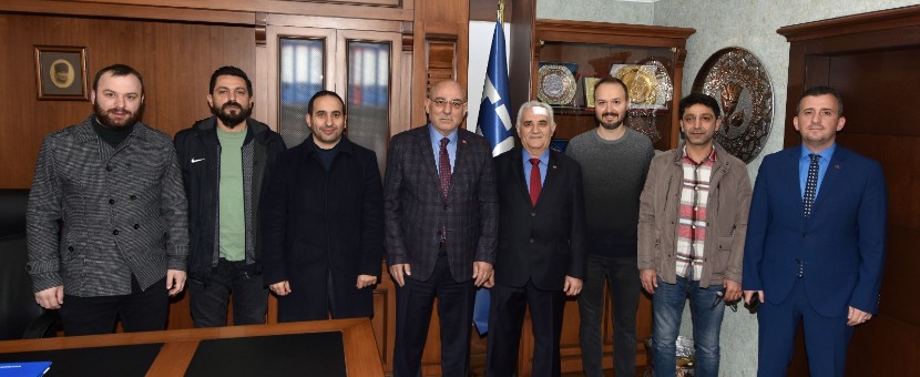 Berberler ve Kuaförler Odası’ndan Başkan Kara’ya ziyaret