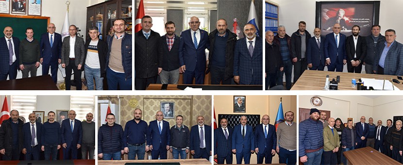 Başkan Kara esnaf odalarını ziyaret etti, talepleri dinledi