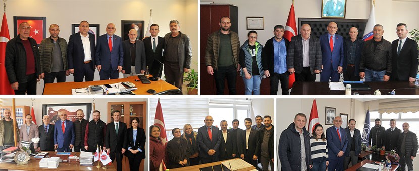Başkan Kara esnaf odası başkanlarının taleplerini dinledi
