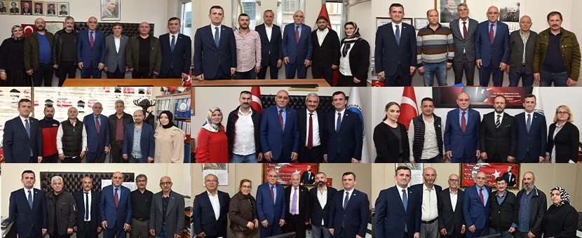 Başkan Kara esnaf odalarını ziyaret etti, talepleri dinledi