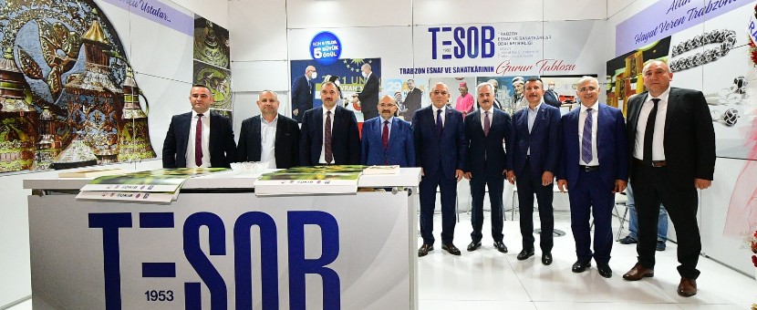 Ankara’daki Trabzon Günleri’nde TESOB standına büyük ilgi gösterildi