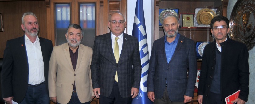 Saadet Partisi’nden TESOB’a ziyaret