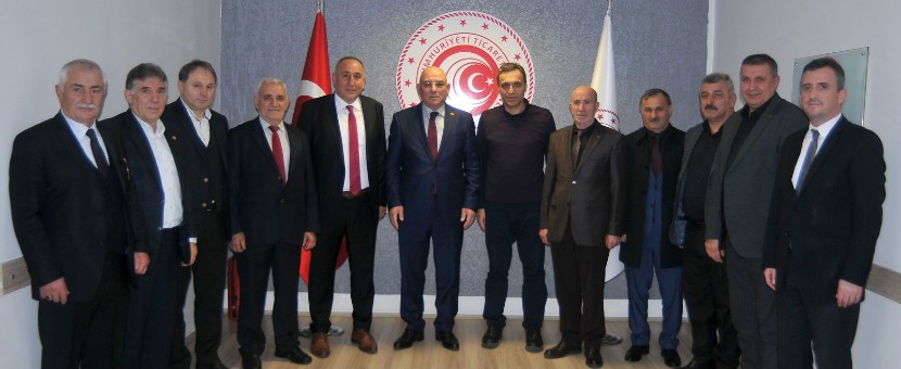 TESOB heyetinden Ticaret İl Müdürü Tiryaki’ye ziyaret