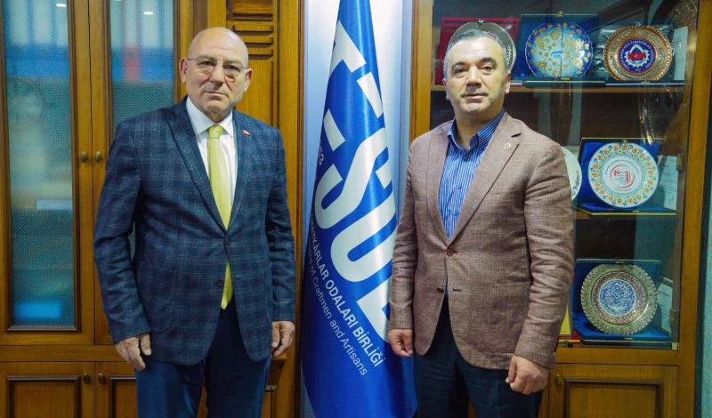 İYİ Parti Trabzon Milletvekili Aydın'dan TESOB’a ziyaret