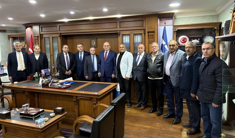 MİSAFİR ODA BAŞKANLARINDAN BAŞKAN KARA'YA ZİYARET