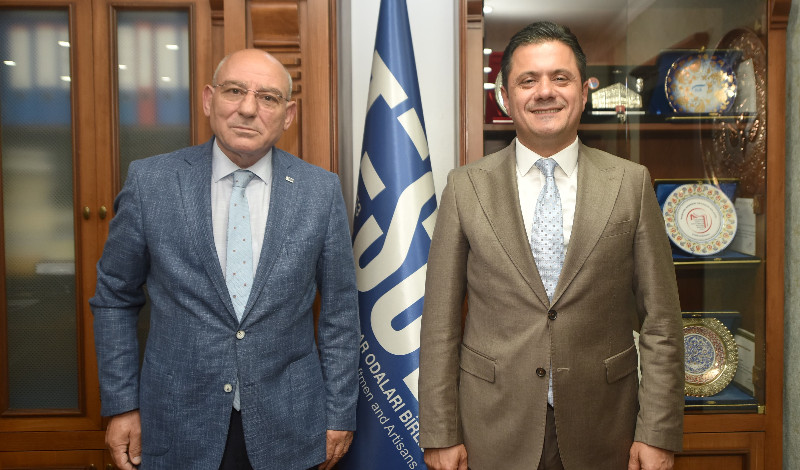 AK Parti Ortahisar İlçe Başkanı Hisoğlu'ndan TESOB'a ziyaret