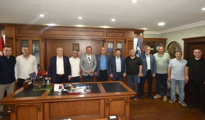 Başkanlardan TESOB'a ziyaret