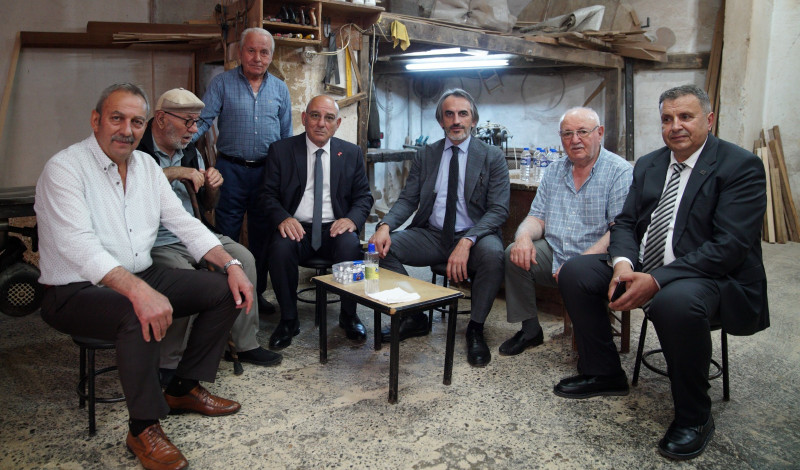 Şener ve Kara’dan Ahilik Esnaf Beratı sahibi Yaşar Ercin’e ziyaret