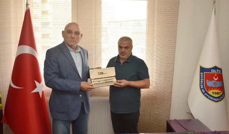 Başkan Kara'dan Oltu Şoförler Odasına ziyaret