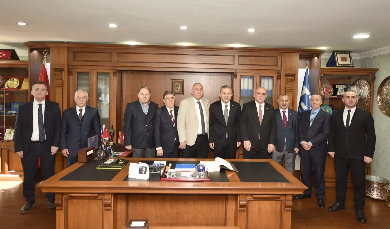 Vali Şahin’den TESOB’a iade-i ziyaret