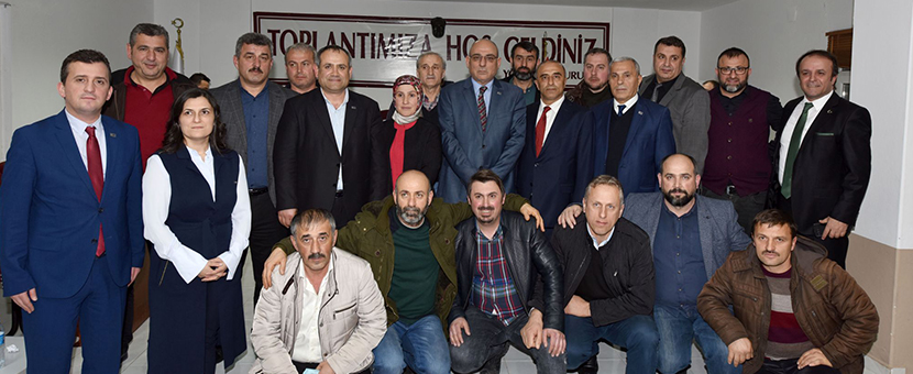 Başkan Kara ve oda başkanlarından Çarşıbaşı'na hayırlı olsun ziyareti