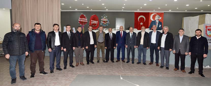 Başkan Kara'dan Araklı'ya 'hayırlı olsun' ziyareti