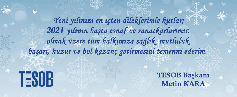 TESOB Başkanı Metin Kara'dan Yeni yıl mesajı