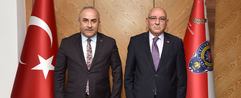 Başkan Kara Emniyet Müdürü Kenan Aydoğan'ı ziyaret etti