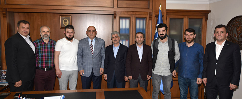 Başkan Aydın'dan Başkan Kara'ya tebrik ziyareti