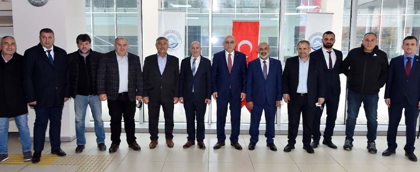 Başkan Kara'dan Başkan Bekar'a tebrik ziyareti