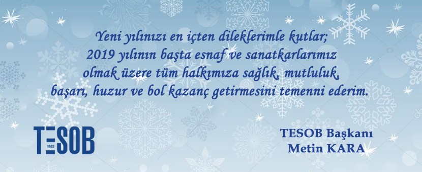TESOB Başkanı Metin Kara'dan Yeni yıl mesajı
