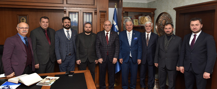 Yeniden Refah Partisi'nden TESOB'a ziyaret
