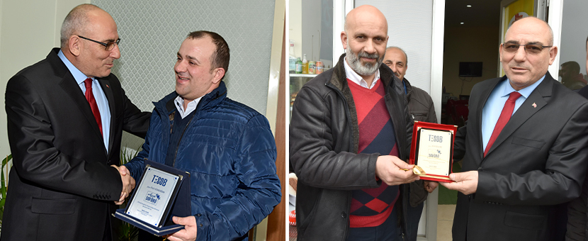 Ayın Şoförleri plaketlerini aldı