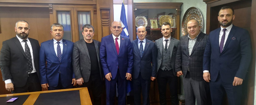 Kamyoncular ve Kamyonetçiler Odası'ndan Başkan Kara'ya ziyaret