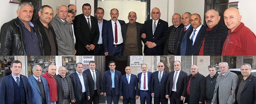 Başkan Kara ve oda başkanlarından Araklı'ya ziyaret