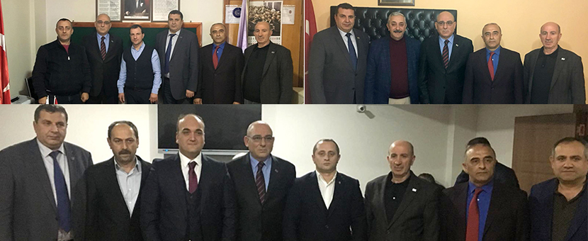 Başkan Kara'dan Sürmene, Of ve Çaykara'ya tebrik ziyareti