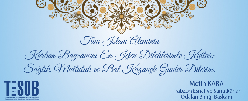 TESOB Başkanı Kara'dan Kurban Bayramı Mesajı