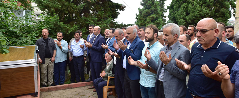 Araklı'daki selde görev şehidi olan Baki Turan son yolculuğuna uğurlandı