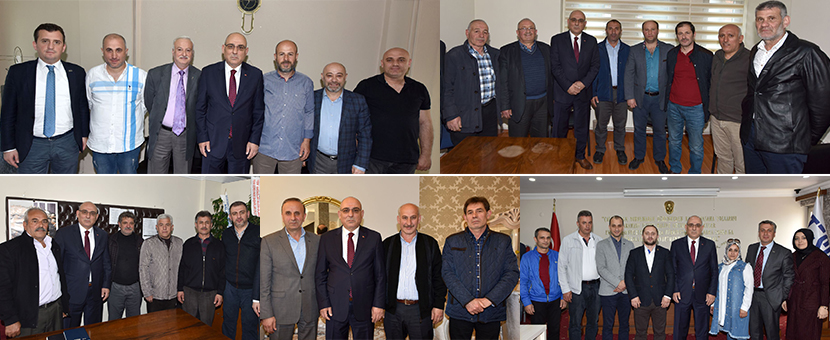 Başkan Kara oda ziyaretlerini sürdürüyor